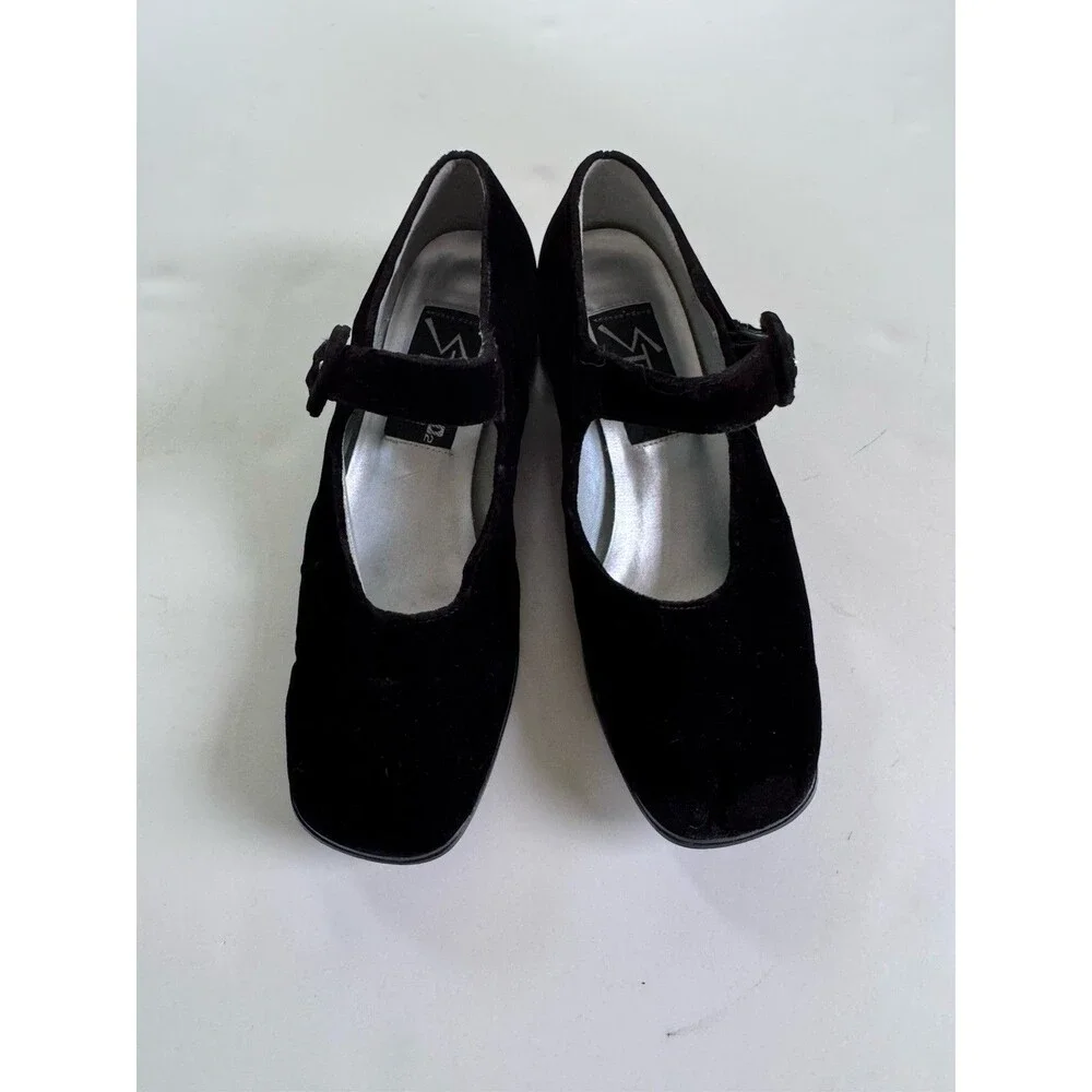 Studio HD2 mary jane shoes 7 Velvet Shoes Academia Goth Witchy Romantic Ren Fair